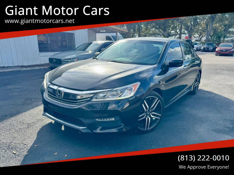 2017 Honda Accord for sale at Giant Motor Cars in Tampa FL