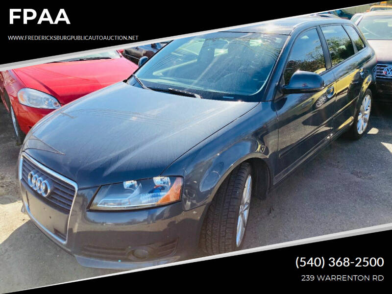 2009 Audi A3 for sale at FPAA in Fredericksburg VA