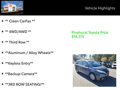 2017 Toyota Sienna LE 7-Passenger