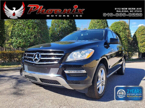 2015 Mercedes-Benz M-Class for sale at Phoenix Motors Inc in Raleigh NC
