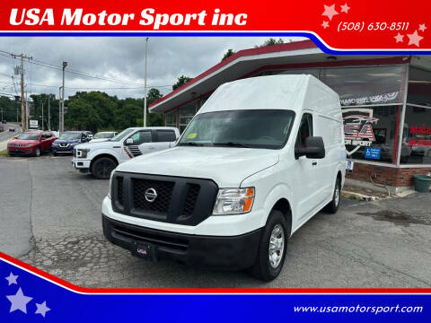 2018 Nissan NV for sale at USA Motor Sport inc in Marlborough MA