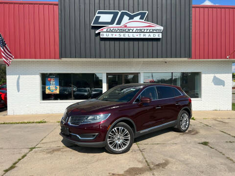 2017 Lincoln MKX for sale at Davison Motorsports in Holly MI