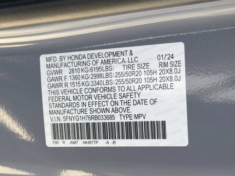 2024 Honda Pilot Touring