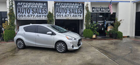 2015 Toyota Prius c for sale at Affordable Imports Auto Sales in Murrieta CA
