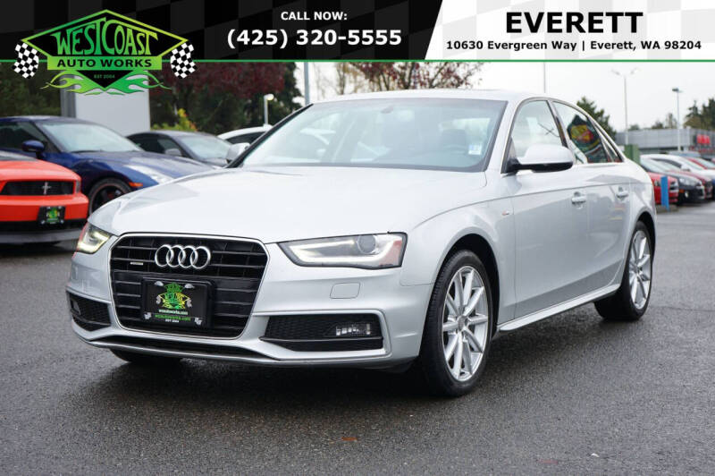 2014 Audi A4 for sale at West Coast AutoWorks in Everett WA