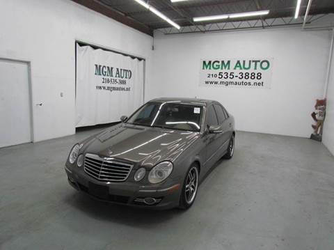 2008 Mercedes-Benz E-Class for sale at MGM Auto in San Antonio, TX