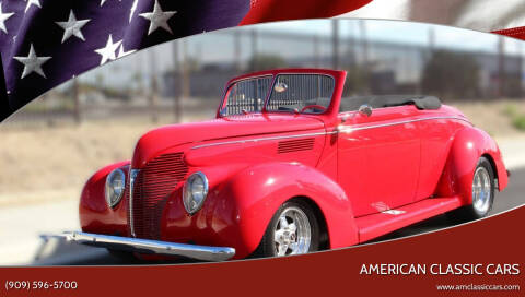 1939 Ford Super Deluxe for sale at American Classic Cars in La Verne CA