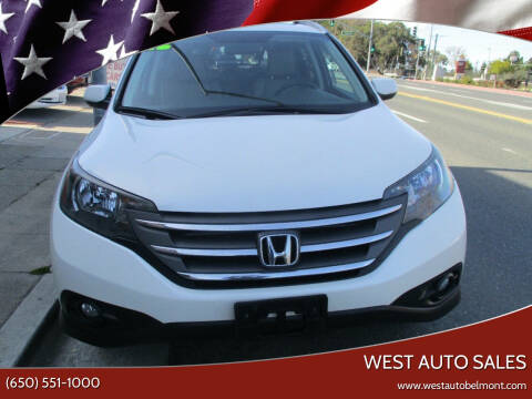 2012 Honda CR-V for sale at West Auto Sales in Belmont CA
