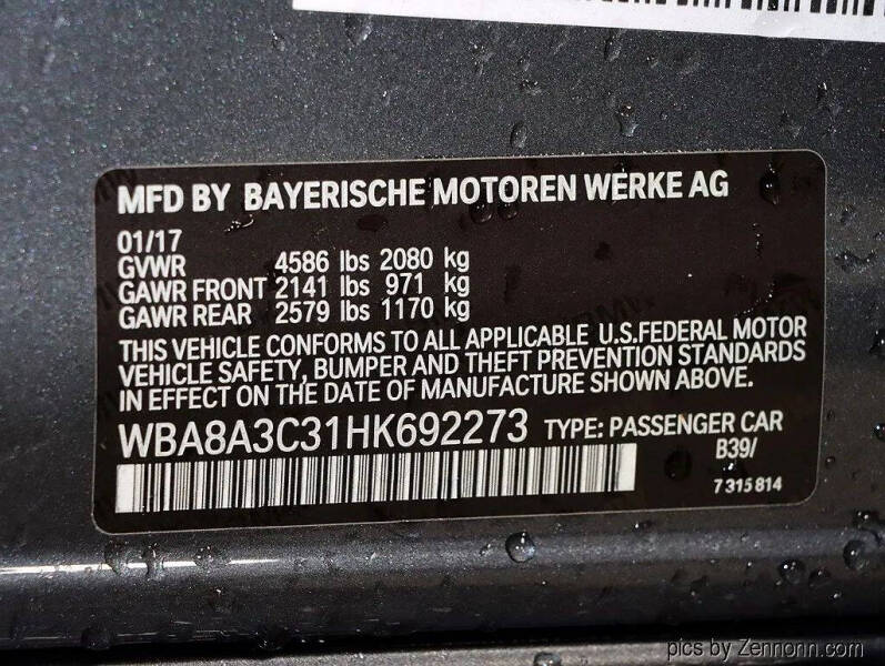 2017 BMW 3 Series 320i xDrive