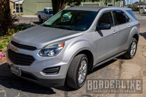 2016 Chevrolet Equinox for sale at Borderline Classics & Auto Sales in Dinuba CA