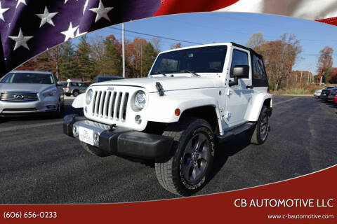 2018 Jeep Wrangler JK for sale at CB Automotive LLC in Corbin KY