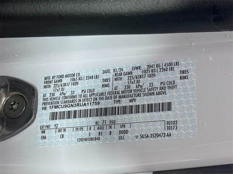 2024 Ford Escape Active