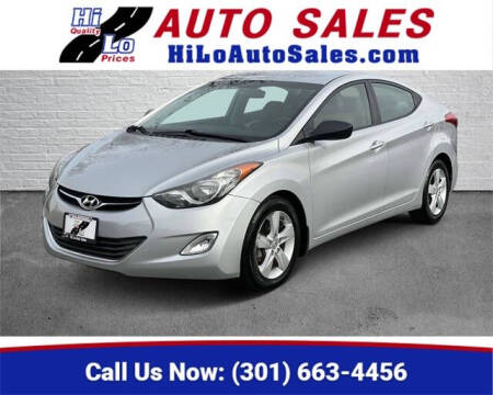 2013 Hyundai Elantra for sale at Hi-Lo Auto Sales in Frederick MD