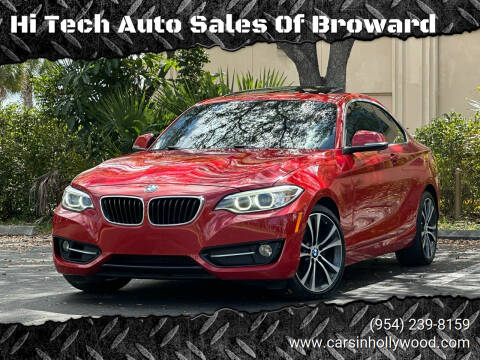 2017 BMW 2 Series for sale at Hi Tech Auto Sales Of Broward in Hollywood FL