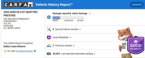 2022 Audi S5 3.0T quattro Prestige