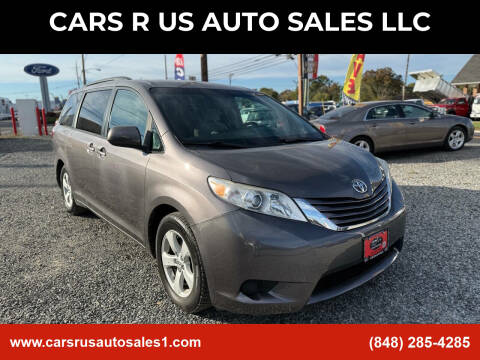 2015 Toyota Sienna for sale at CARS R US AUTO SALES LLC in Lakewood NJ