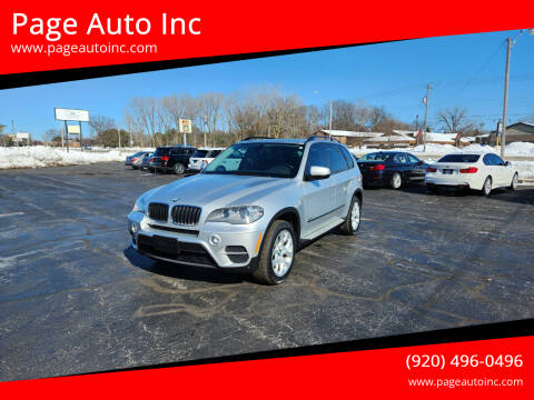 2012 BMW X5 for sale at Page Auto Inc in Green Bay WI