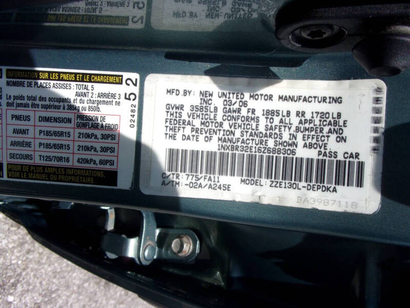 2006 Toyota Corolla CE