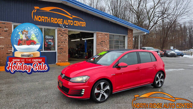 2015 Volkswagen Golf GTI for sale at North Ridge Auto Center LLC in Madison, OH