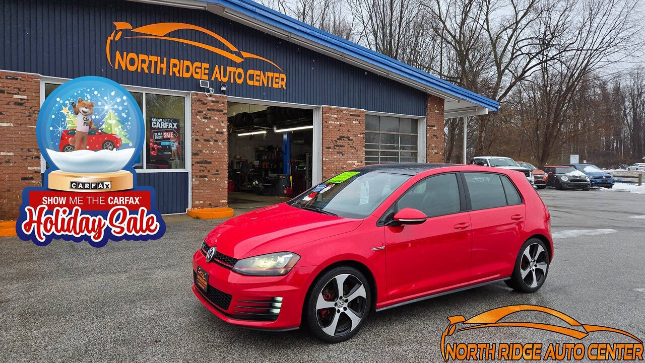 2015 Volkswagen Golf GTI for sale at North Ridge Auto Center LLC in Madison, OH