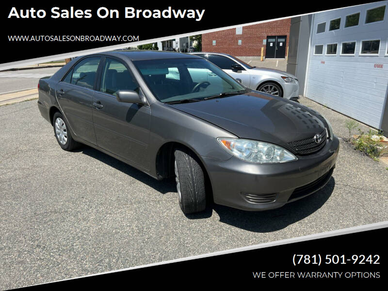 2005 Toyota Camry for sale at Auto Sales on Broadway in Norwood MA