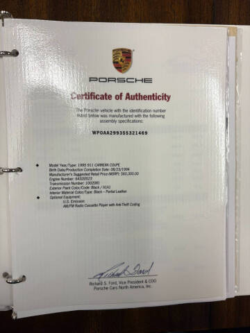 1995 Porsche 911 Carrera