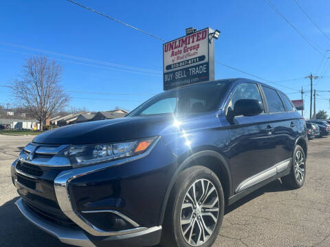 2018 Mitsubishi Outlander for sale at Unlimited Auto Group in West Chester OH