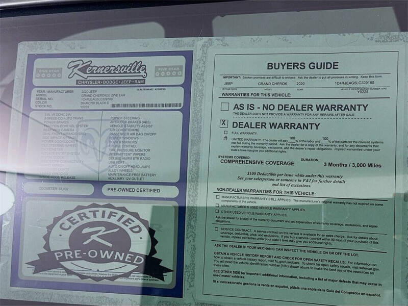 2020 Jeep Grand Cherokee Altitude