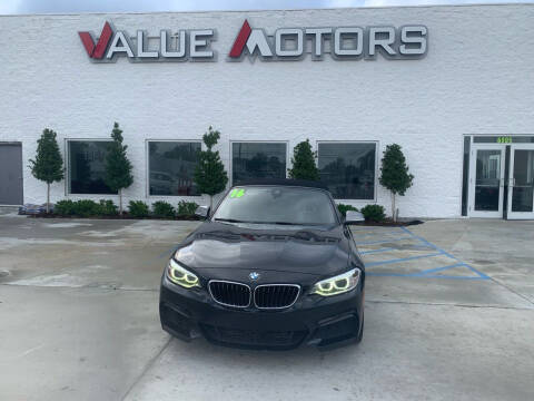 2016 BMW 2 Series for sale at Value Motors Company in Marrero LA
