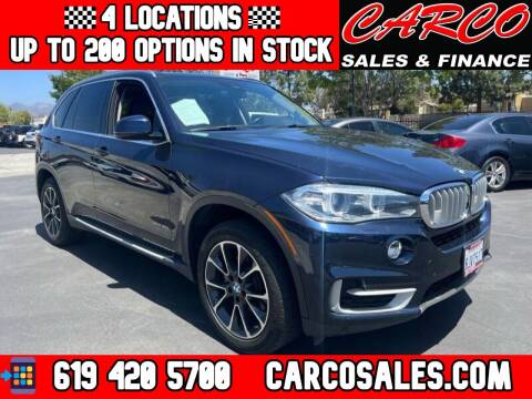 2016 BMW X5 for sale at CARCO SALES & FINANCE #3 in Chula Vista CA