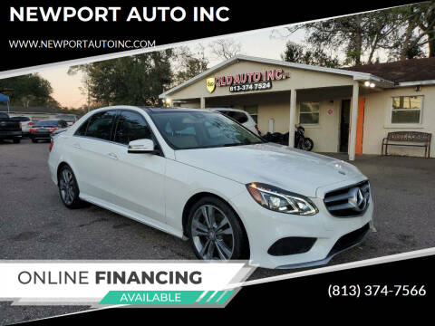 2014 Mercedes-Benz E-Class for sale at NEWPORT AUTO INC in Tampa FL