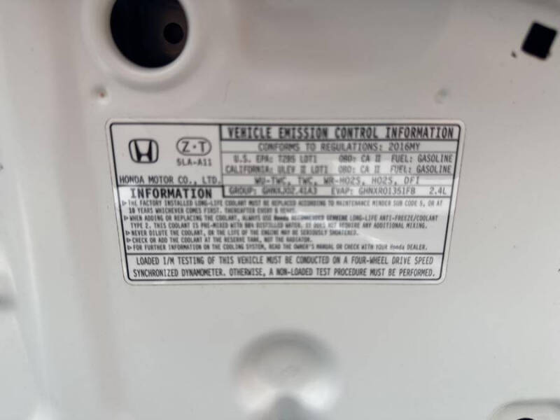 2016 Honda CR-V Touring