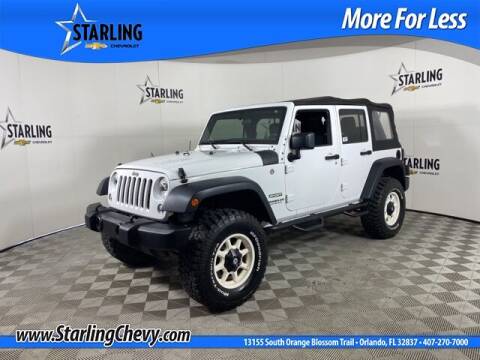 2016 Jeep Wrangler Unlimited for sale at Pedro @ Starling Chevrolet in Orlando FL