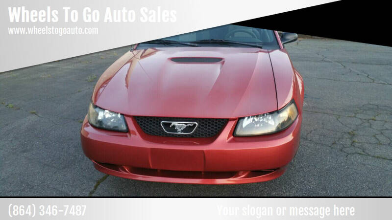2001 Ford Mustang for sale at Wheels To Go Auto Sales in Greenville SC
