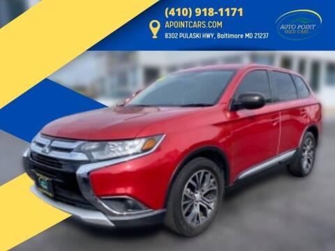 2016 Mitsubishi Outlander for sale at AUTO POINT USED CARS in Rosedale MD