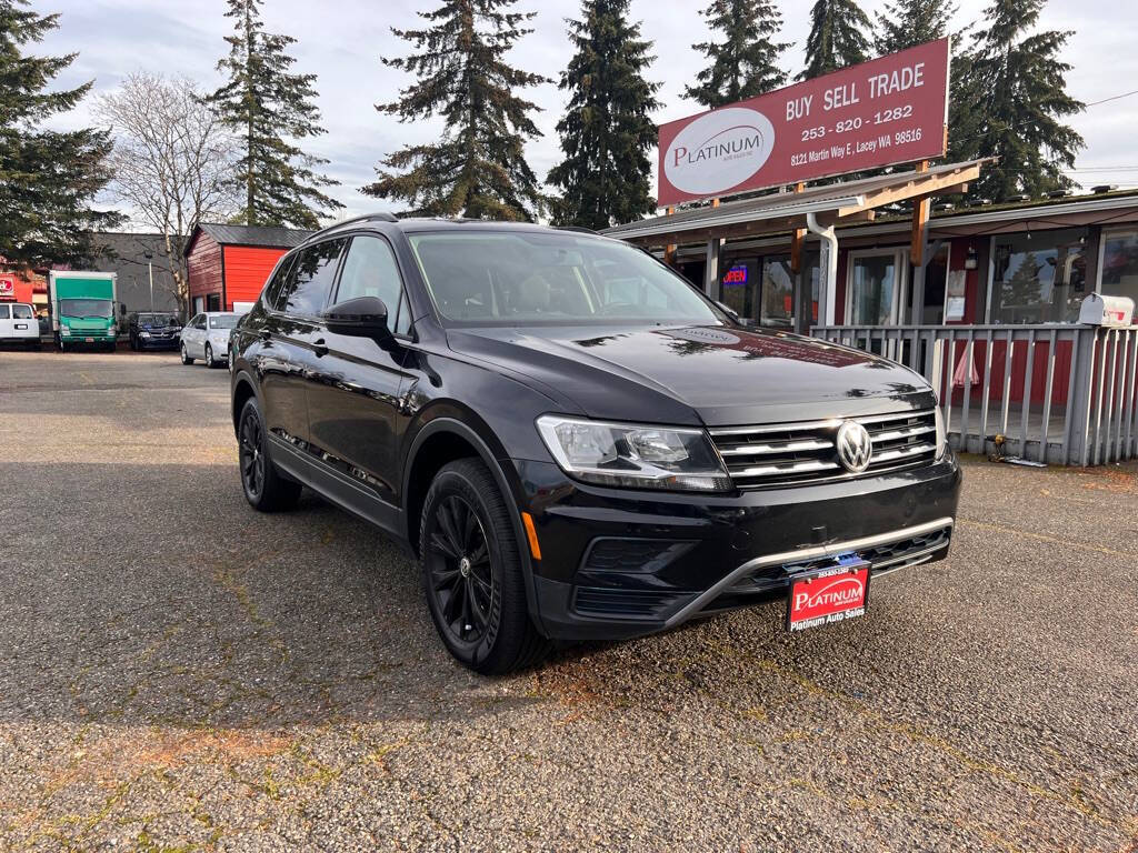 2020 Volkswagen Tiguan for sale at PLATINUM AUTO SALES INC in Lacey, WA