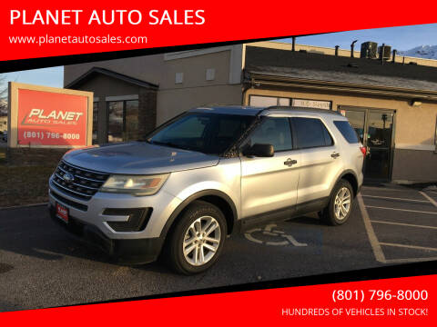 2016 Ford Explorer for sale at PLANET AUTO SALES in Lindon UT