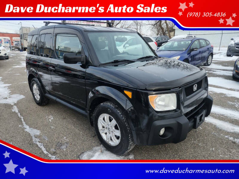 2006 Honda Element for sale at Dave Ducharme's Auto Sales in Lowell MA