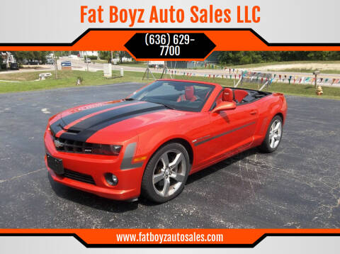 Chevrolet Camaro For Sale in Berger, MO - Fat Boyz Auto Sales LLC