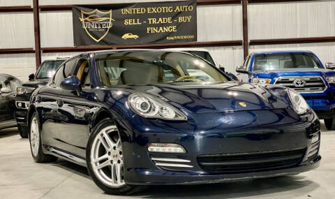 2012 Porsche Panamera for sale at United Exotic Auto in Houston TX