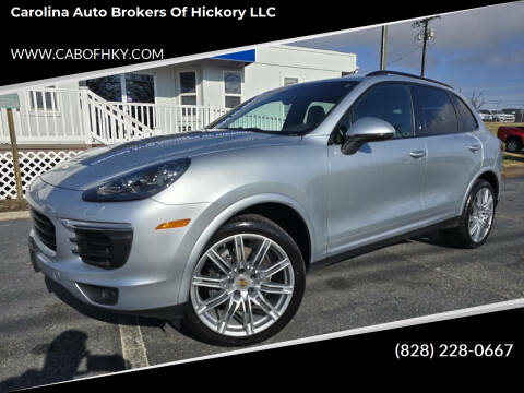 2017 Porsche Cayenne for sale at Carolina Auto Brokers of Hickory LLC in Hickory NC