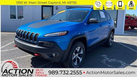 2018 Jeep Cherokee for sale at Action Motor Sales in Gaylord MI