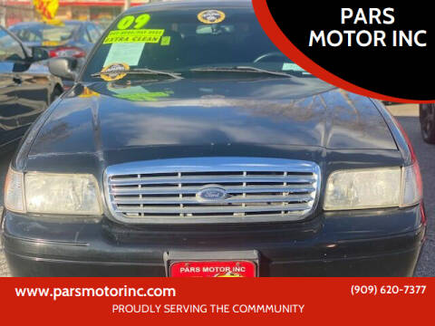 2009 Ford Crown Victoria for sale at PARS MOTOR INC in Pomona CA