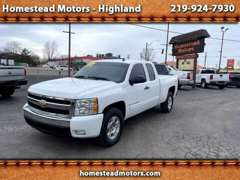 2007 Chevrolet Silverado 1500 for sale at HOMESTEAD MOTORS in Highland IN
