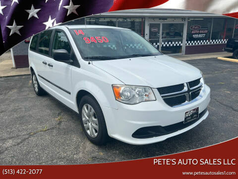 2014 Dodge Grand Caravan for sale at PETE'S AUTO SALES LLC - Middletown in Middletown OH