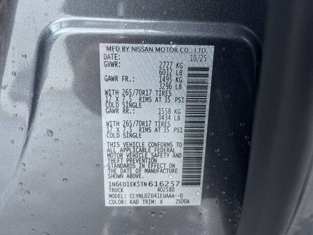 2026 Nissan Frontier PRO-4X