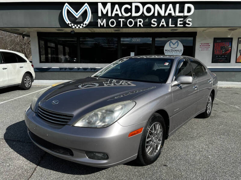 2004 Lexus ES 330 for sale at MacDonald Motor Sales in High Point NC