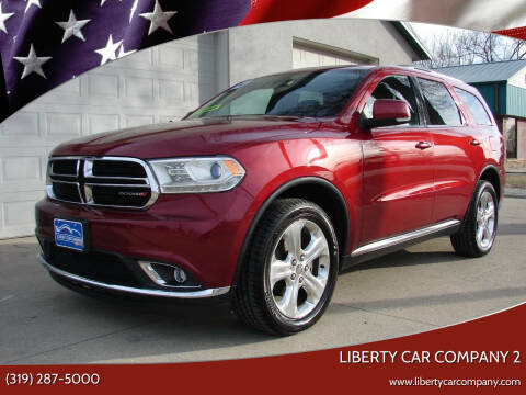 2014 Dodge Durango for sale at Liberty Car Company - II in Waterloo IA