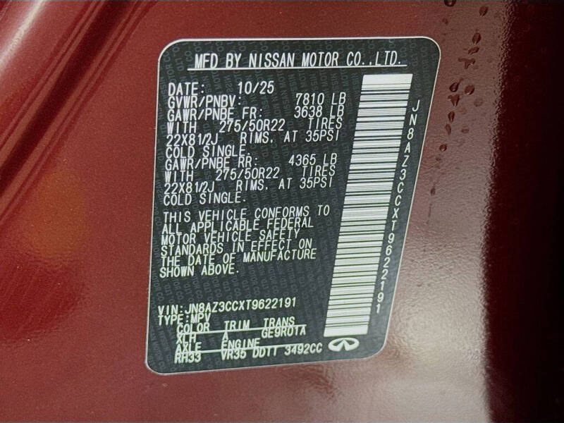 2026 Infiniti QX80 Autograph