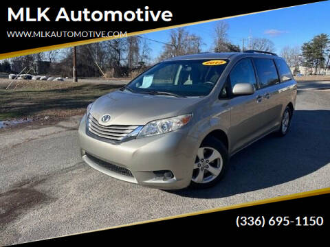 2015 Toyota Sienna for sale at MLK Automotive in Winston Salem NC